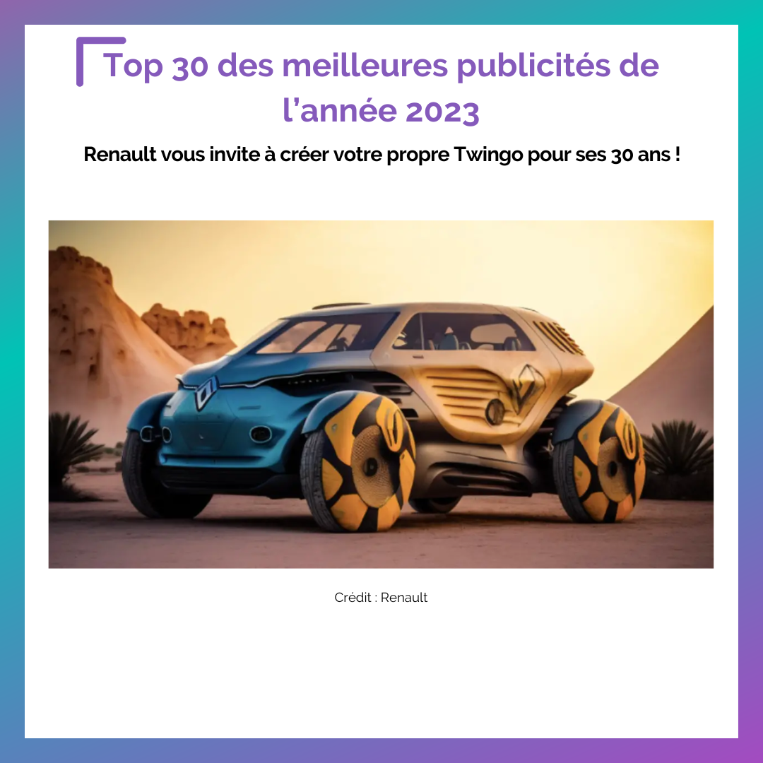 publicité renault twingo 2023